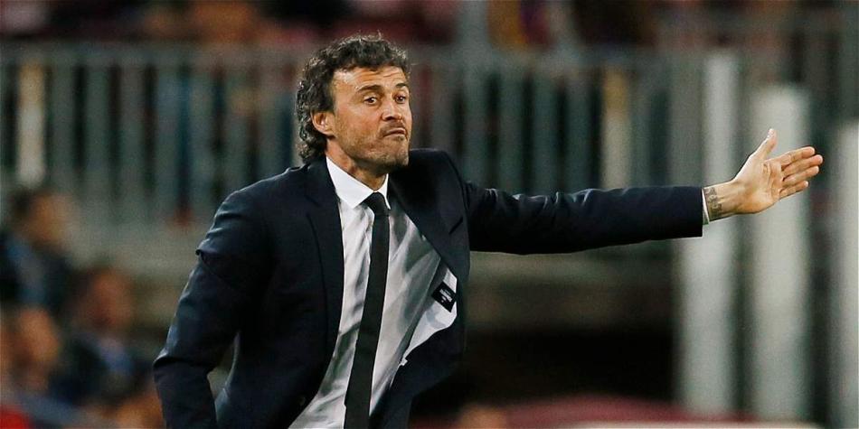 Luis Enrique, técnico de Barcelona.