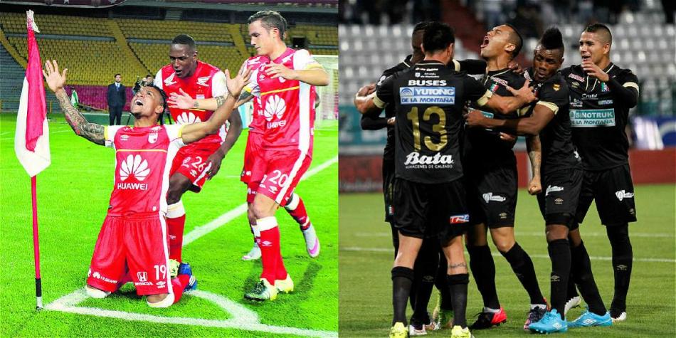 En el partido de ida, Once Caldas derrotó a Santa Fe 1-0.