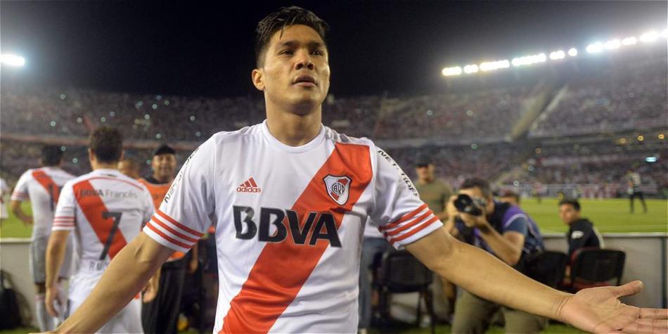 Teófilo Gutiérrez, figura de River Plate.