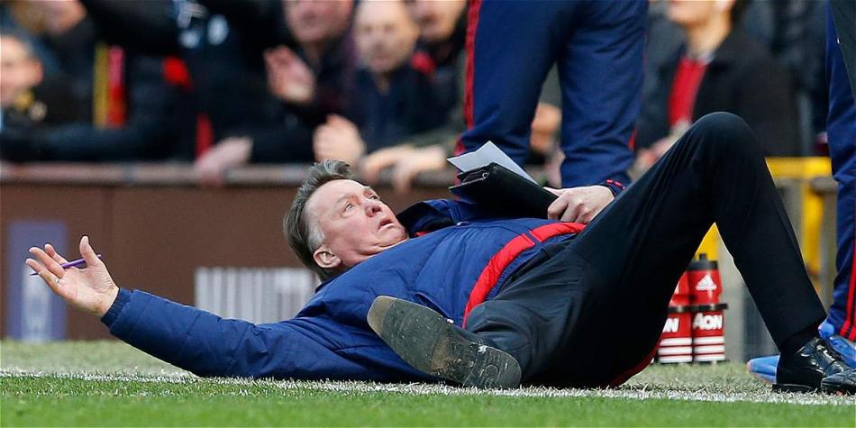 Louis van Gaal, DT del Manchester United.