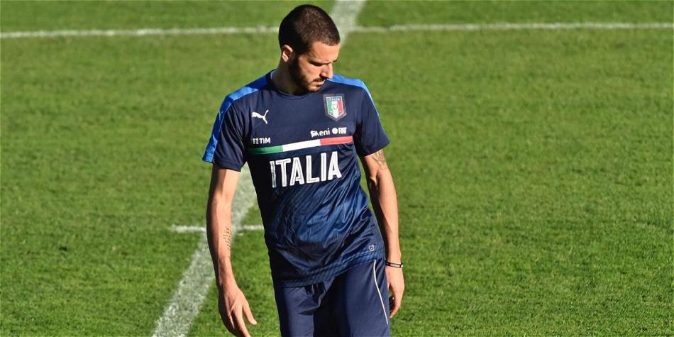 Leonardo Bonucci, defensor de la selección de Italia.