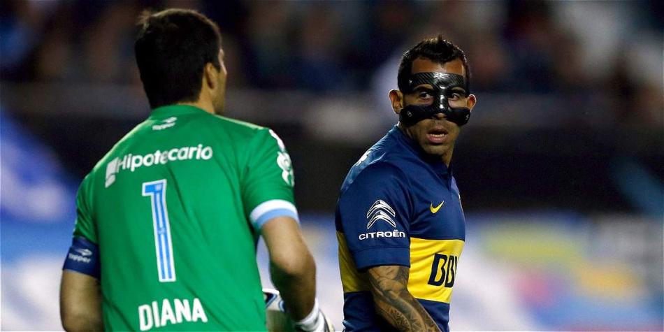 Carlos Tévez, figura de Boca Juniors.