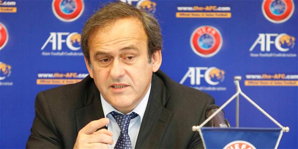 Michel Platini, presidente de la Uefa.