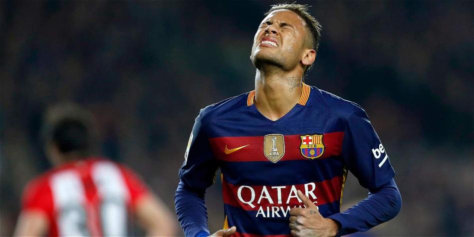 Neymar, delantero del Barcelona.