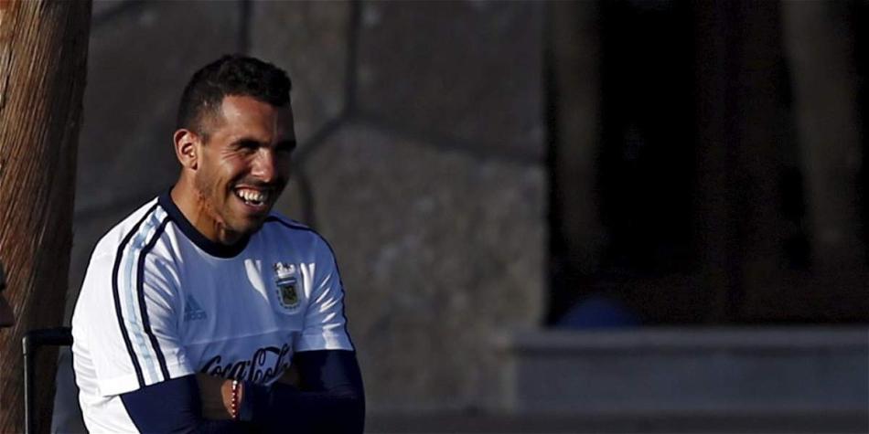 Carlos Tévez es uno de los hombres de ataque de la Selección de Argentina.