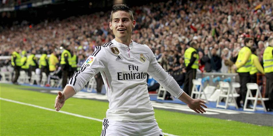 James Rodríguez, jugador de Real Madrid.