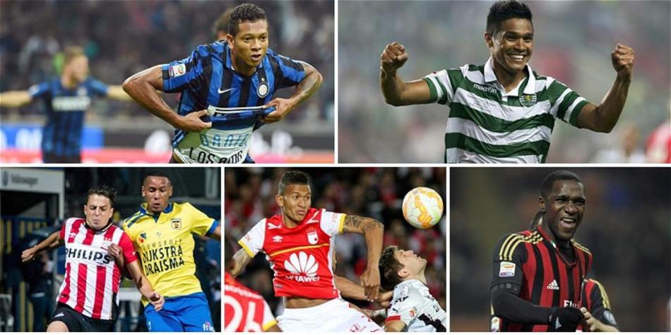 Fredy Guarín, 'Teo' Gutiérrez, Santiago Arias, Francisco Meza y Cristian Zapata, fueron uno de los convocados.