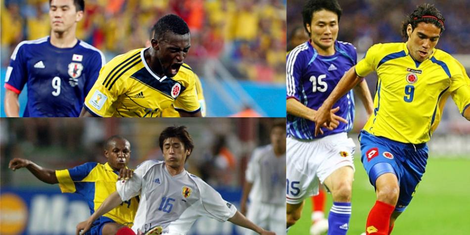 Colombia vs Japón historial