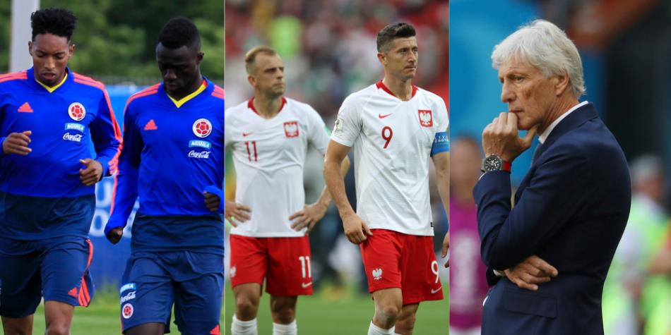 Selección Colombia y Polonia