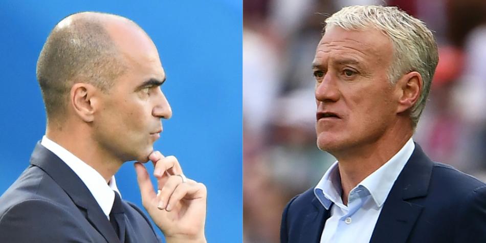 Roberto Martínez y Didier Deschamps