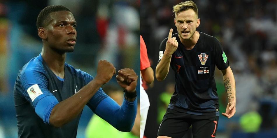 Paul Pogba e Ivan Rakitić