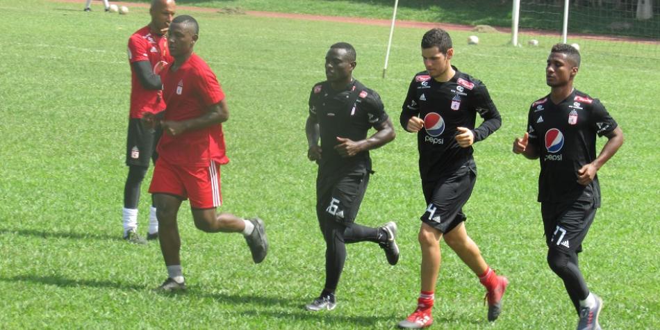 Entrenamiento del Ámerica de Cali.
