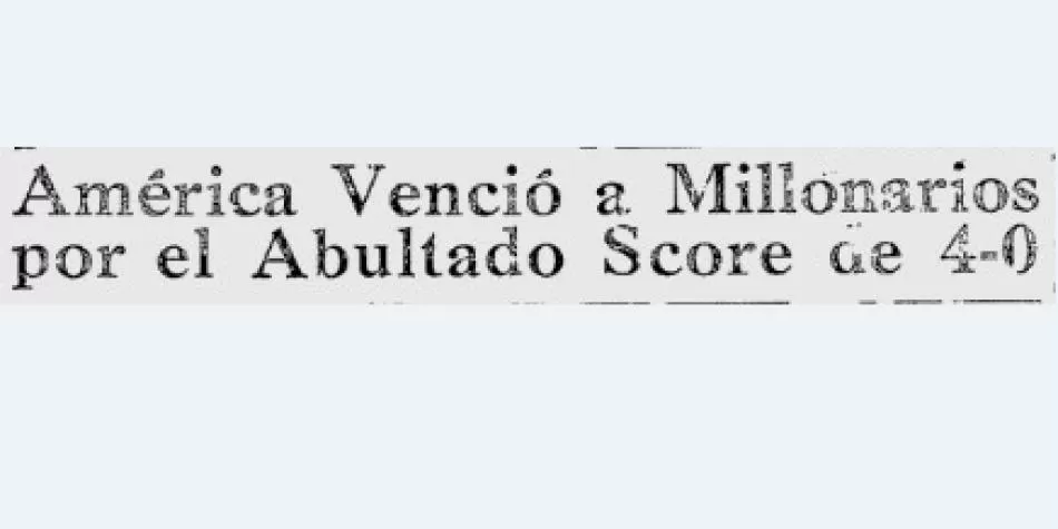 América-Millonarios