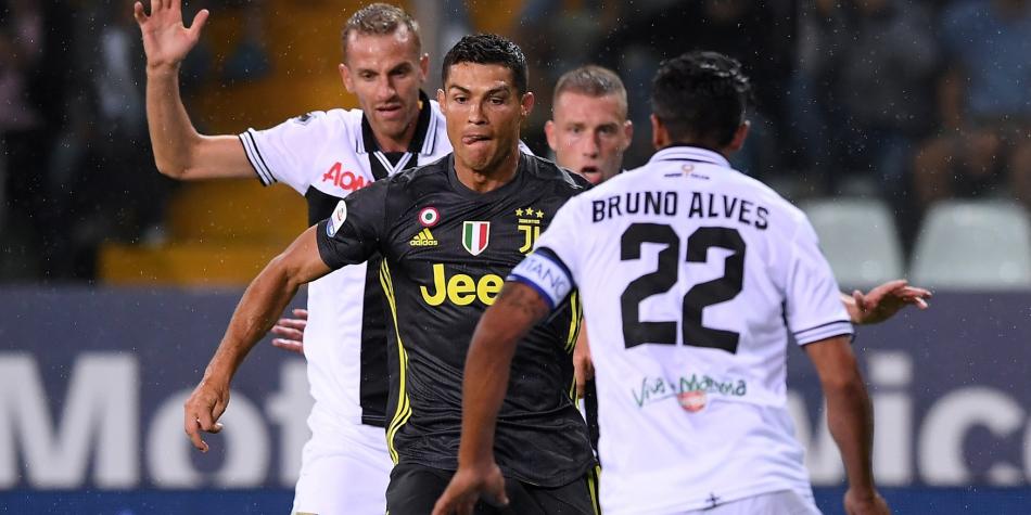 Juventus vs Pama Cristiano Ronaldo