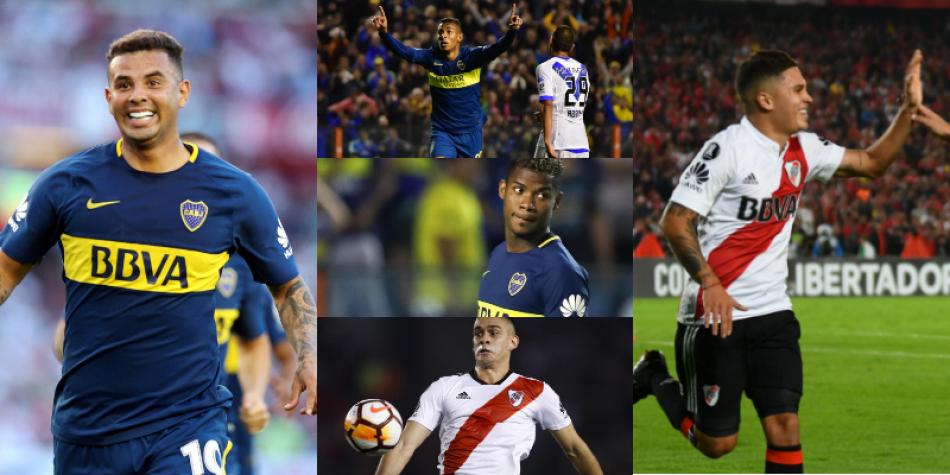 Colombianos en superclásico
