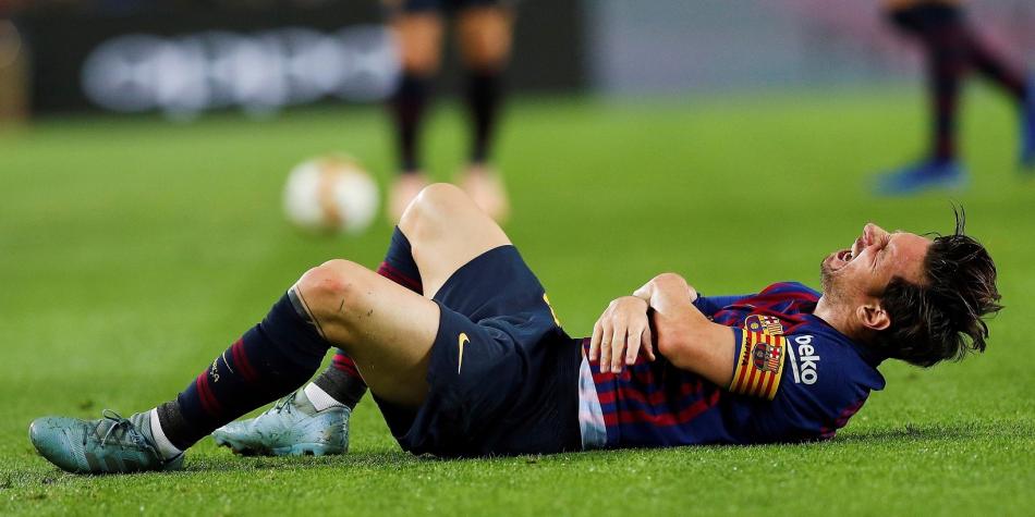 Lioenl Messi lesión