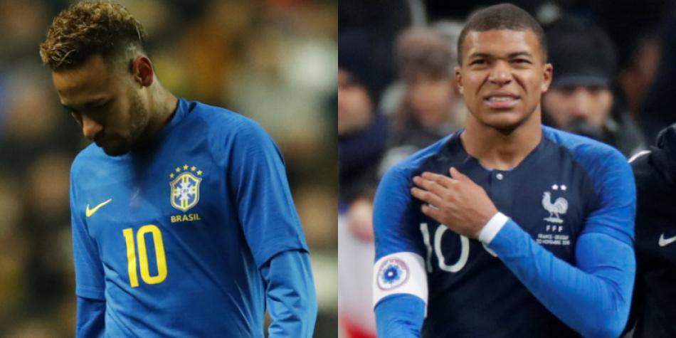 Mbappé y Neymar