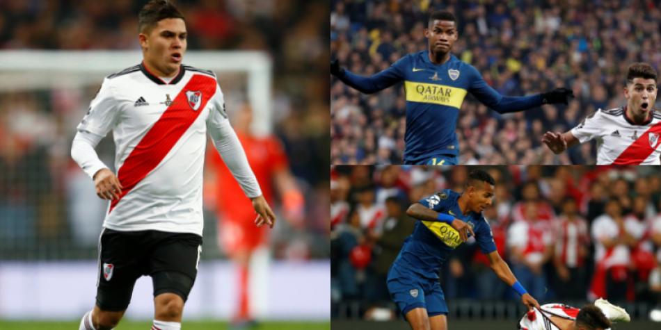 Colombianos en la final River vs Boca