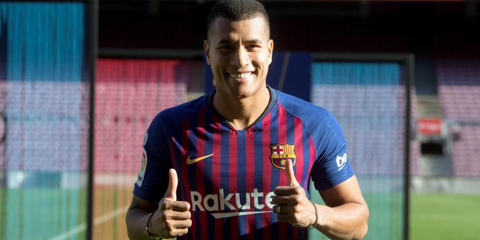 Jeison Murillo presentado en Barcelona