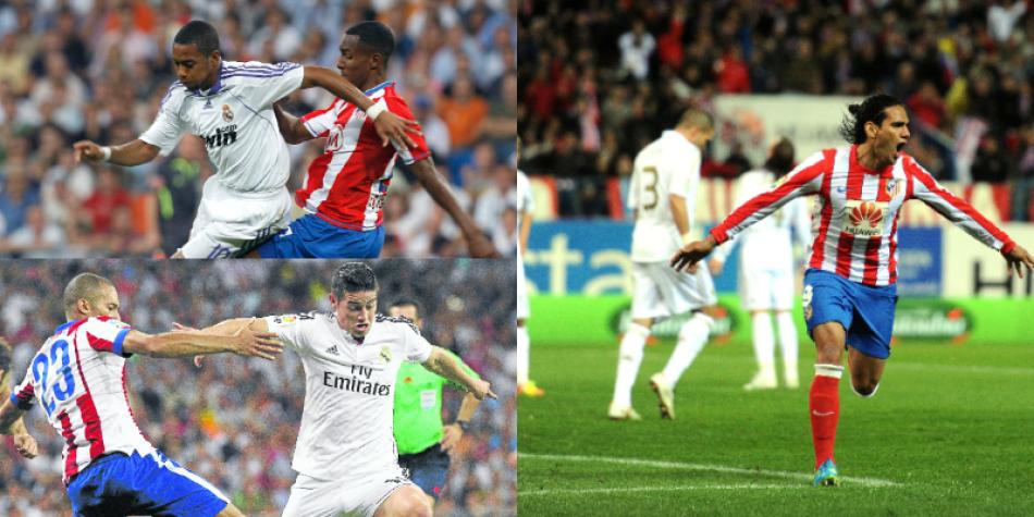 Colombianos REal Madrid vs Atlético