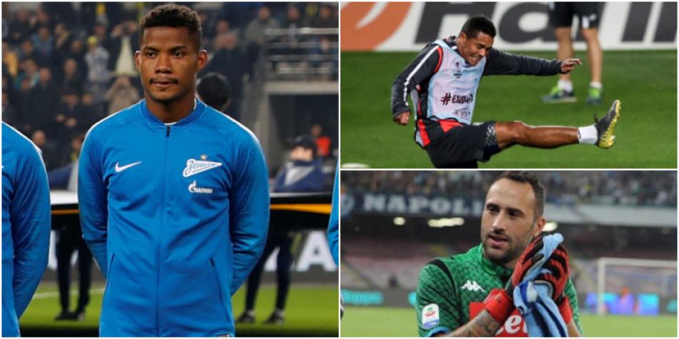 colombianos en Europa League