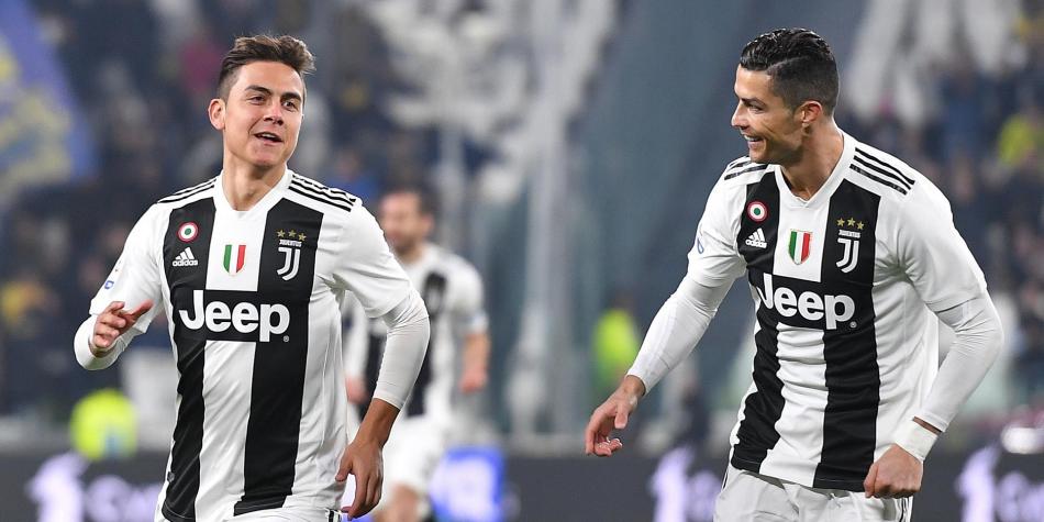 Dybala y Cristiano