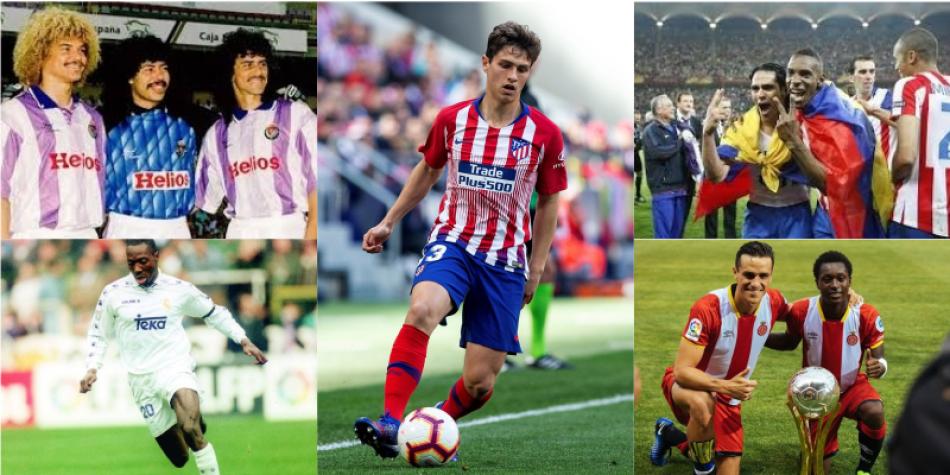 50 colombianos en la Liga de España