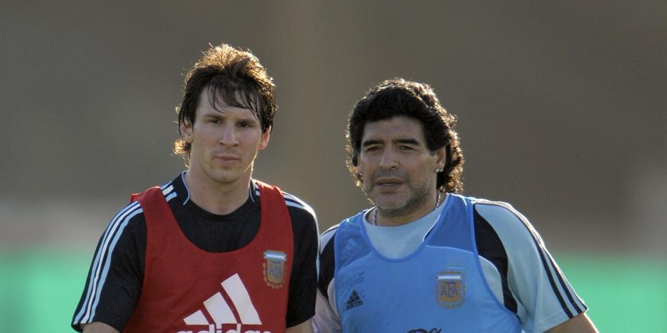 Messi y Maradona