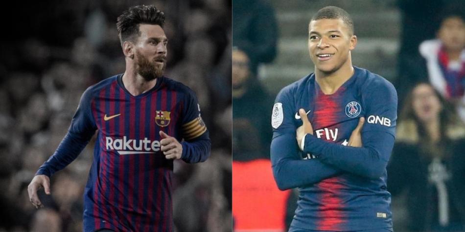 Messi y Mbappé