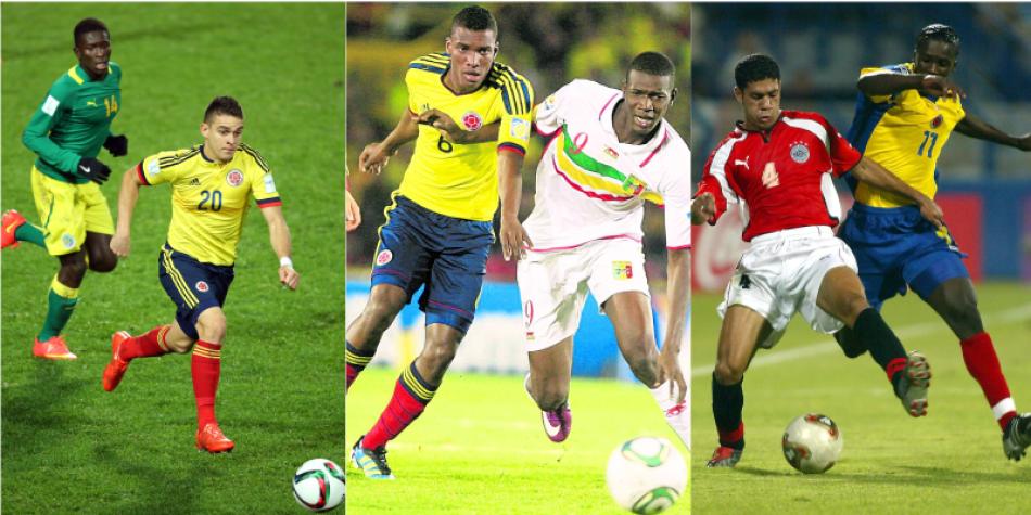 Selección Colombia Sub 20 contra africanos