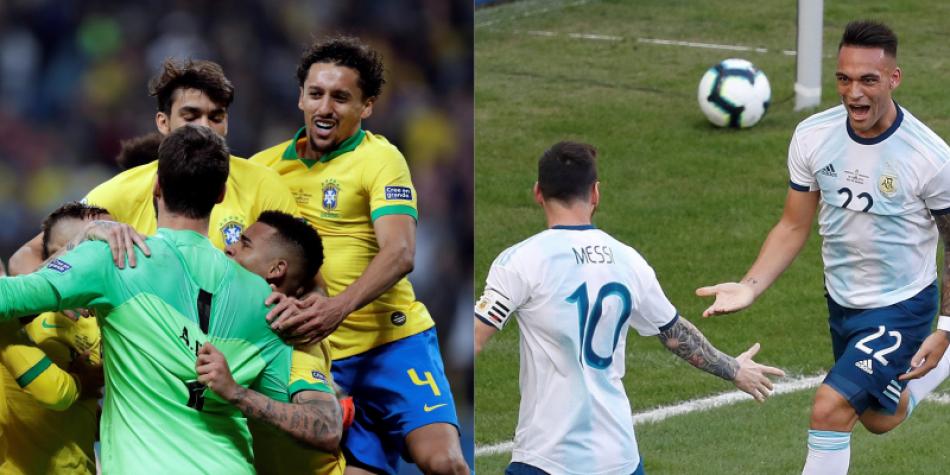 Brasil vs Argentina semifinal de la Copa América 2019