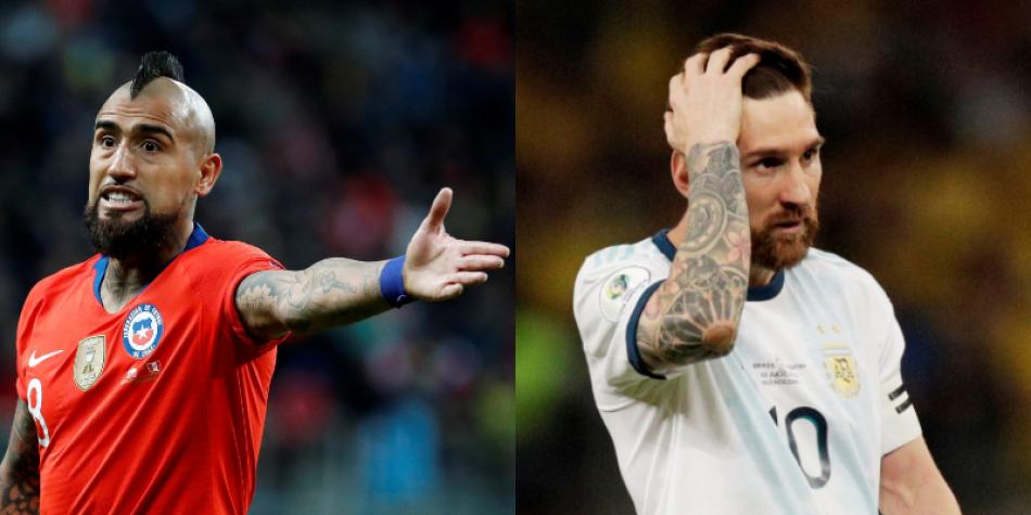 Vidal y Messi