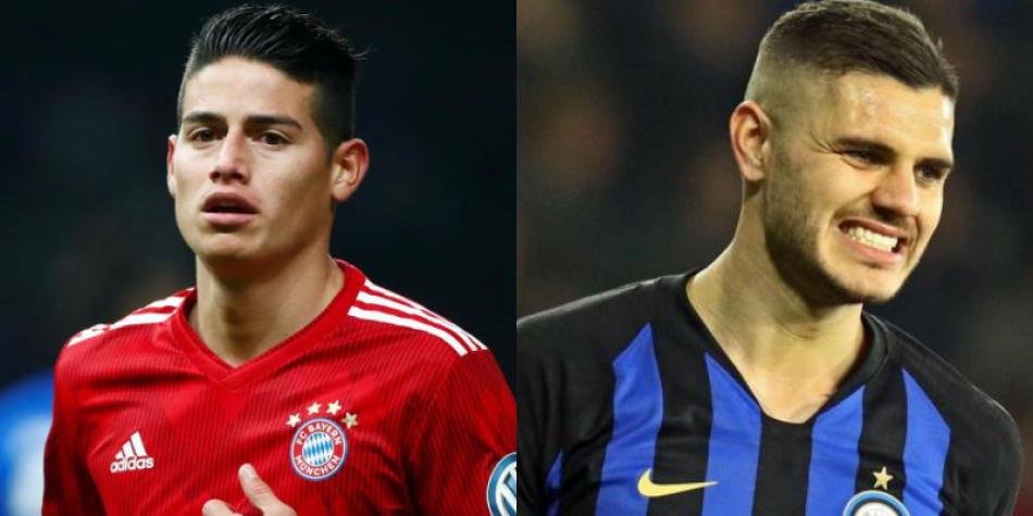 James Rodríguez Mauro Icardi