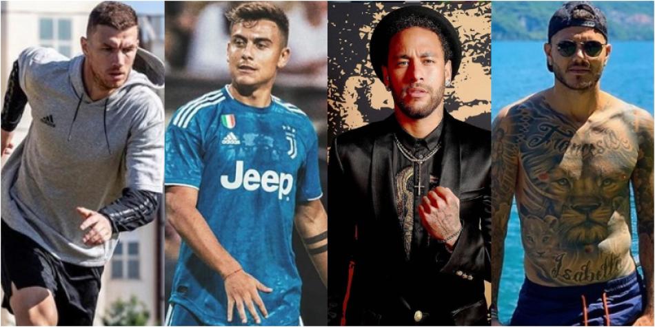 Neymar, Dzeko, Dybala, Icardi