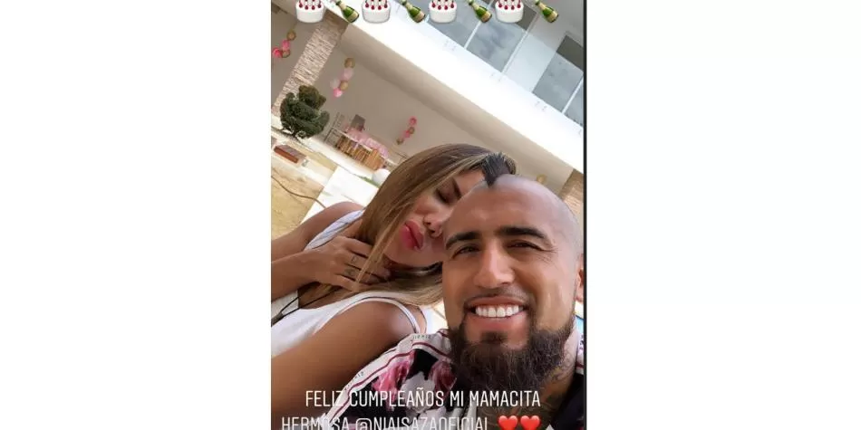 Vidal y su pareja