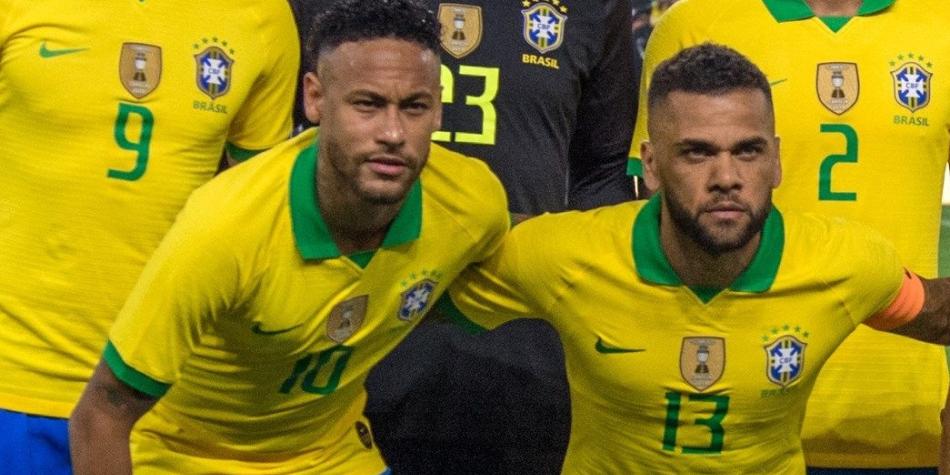 Neymar y Dani alves