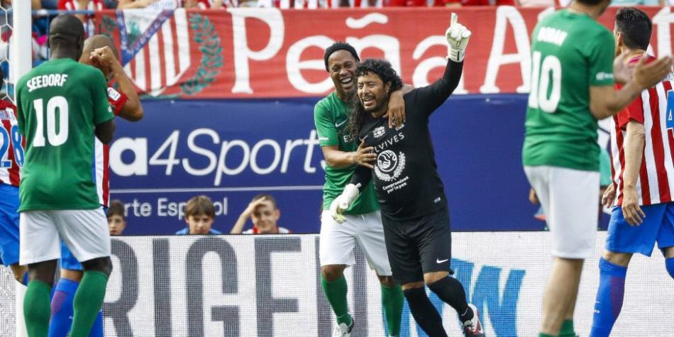 Higuita y Ronaldinho