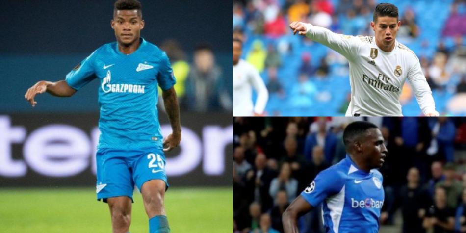 Colombianos en Champions