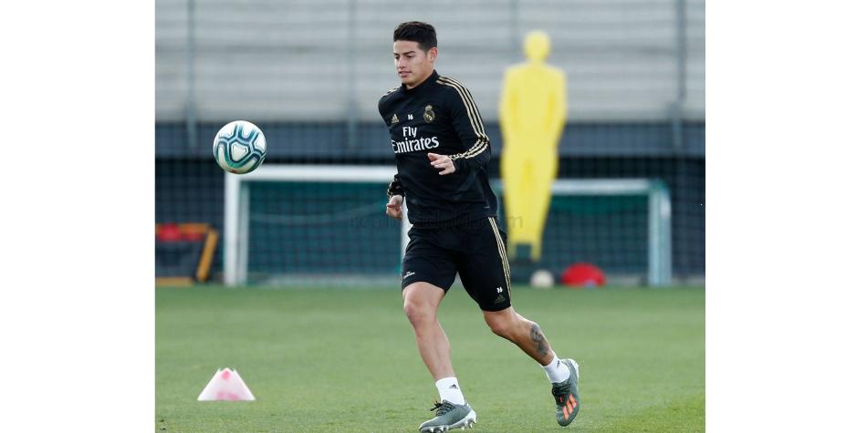 James entrenamiento Real Madrid