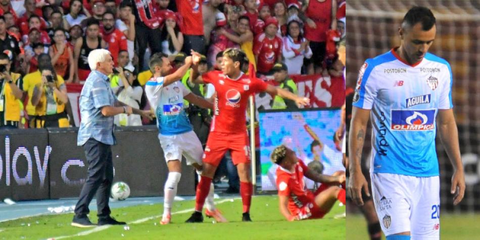 Marlon Piedrahita agrede a Rafael Carrascal