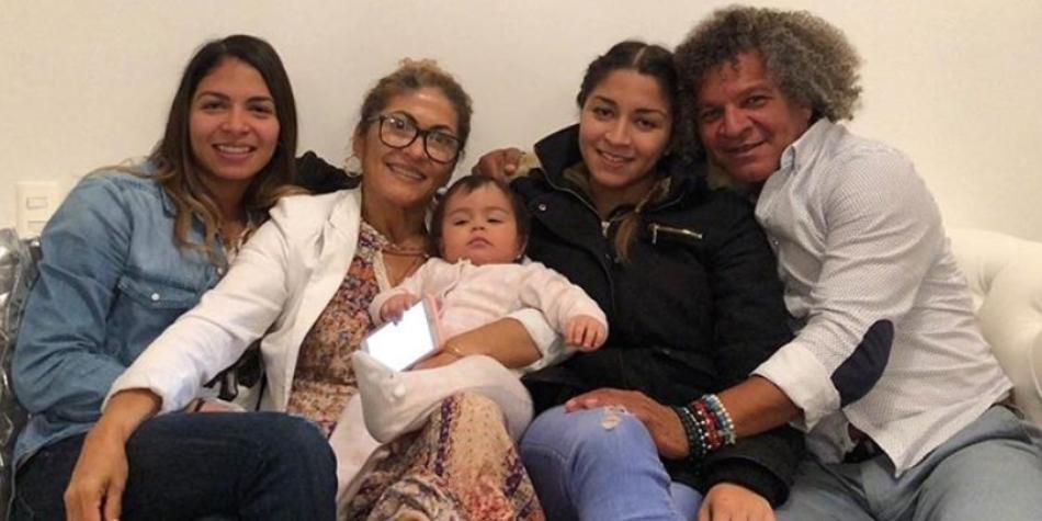 Alberto Gamero y familia