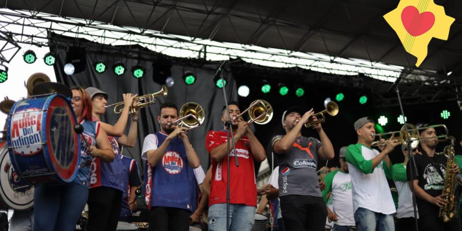 Hinchas Nacional y Medellín