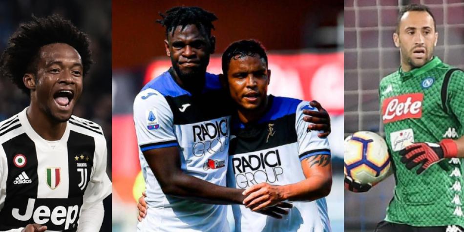 Colombianos en Serie A 2019