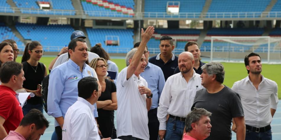Comitiva Conmebol en Cali