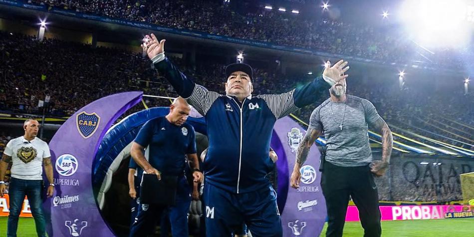 Maradona en La Bombonera
