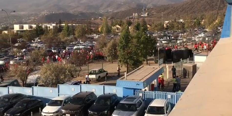 Hinchas América en Chile