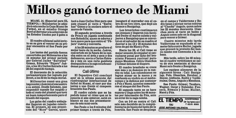 Millonarios en Miami