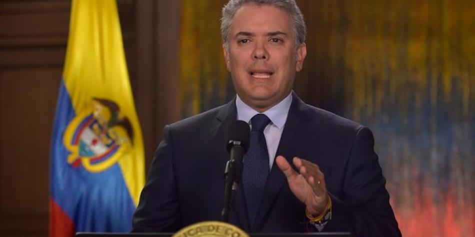Presidente de Colombia Iván Duque