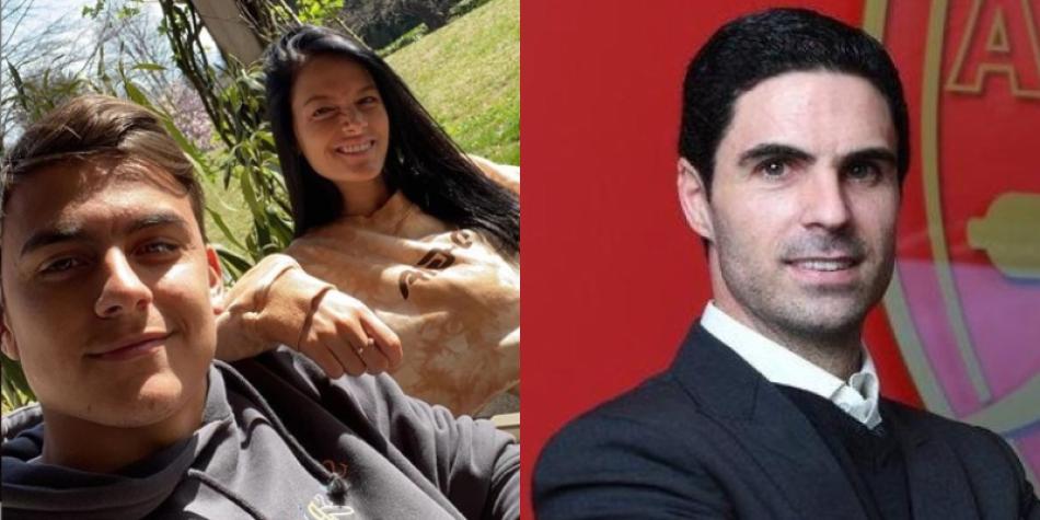 Dybala, su novia, Arteta