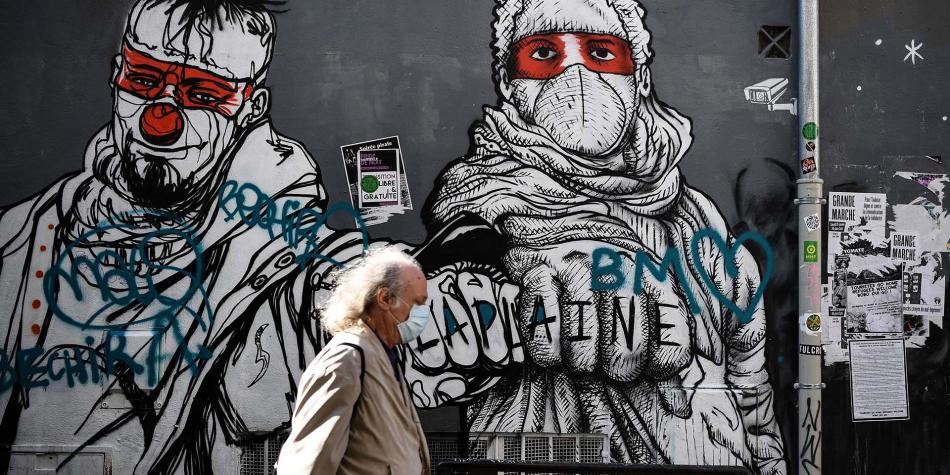 Grafitis sobre coronavirus en el mundo